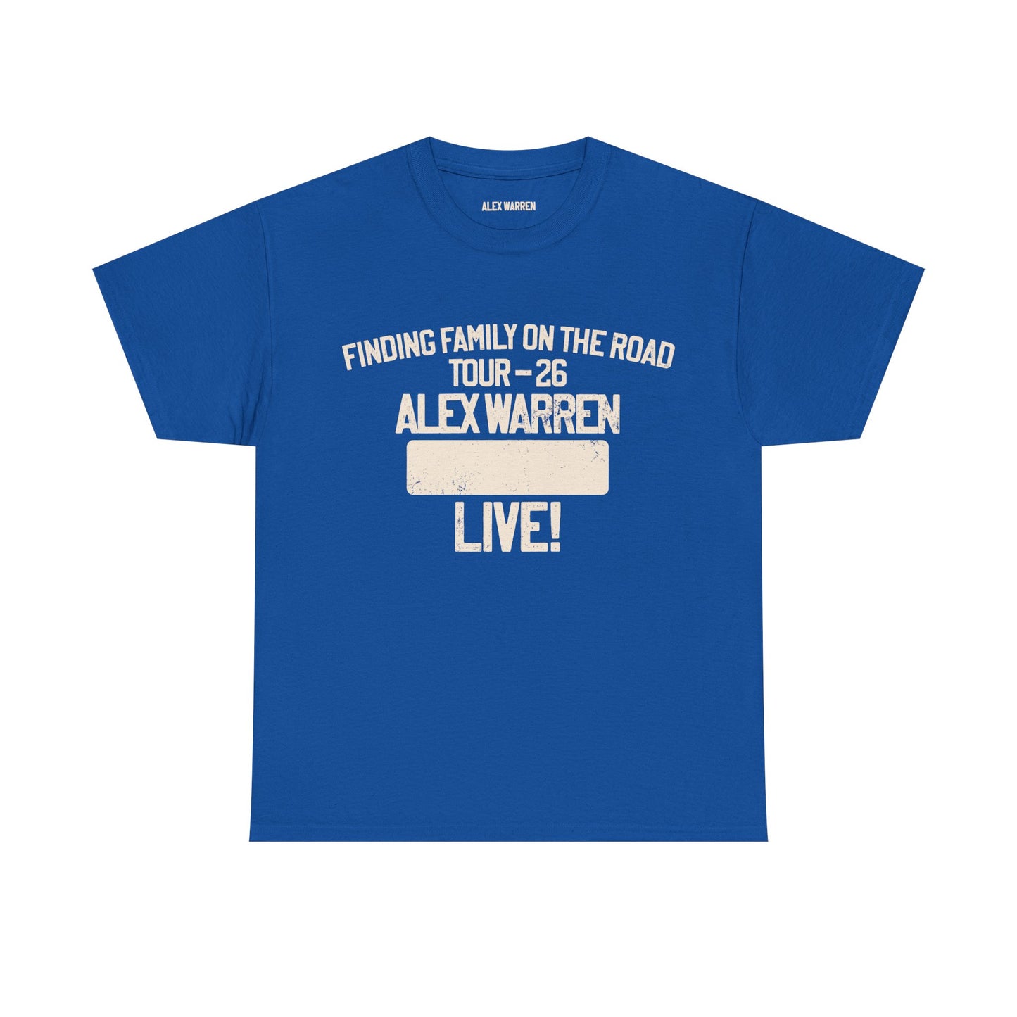 Alex Warren Merch - FFOTR Blue T-Shirt
