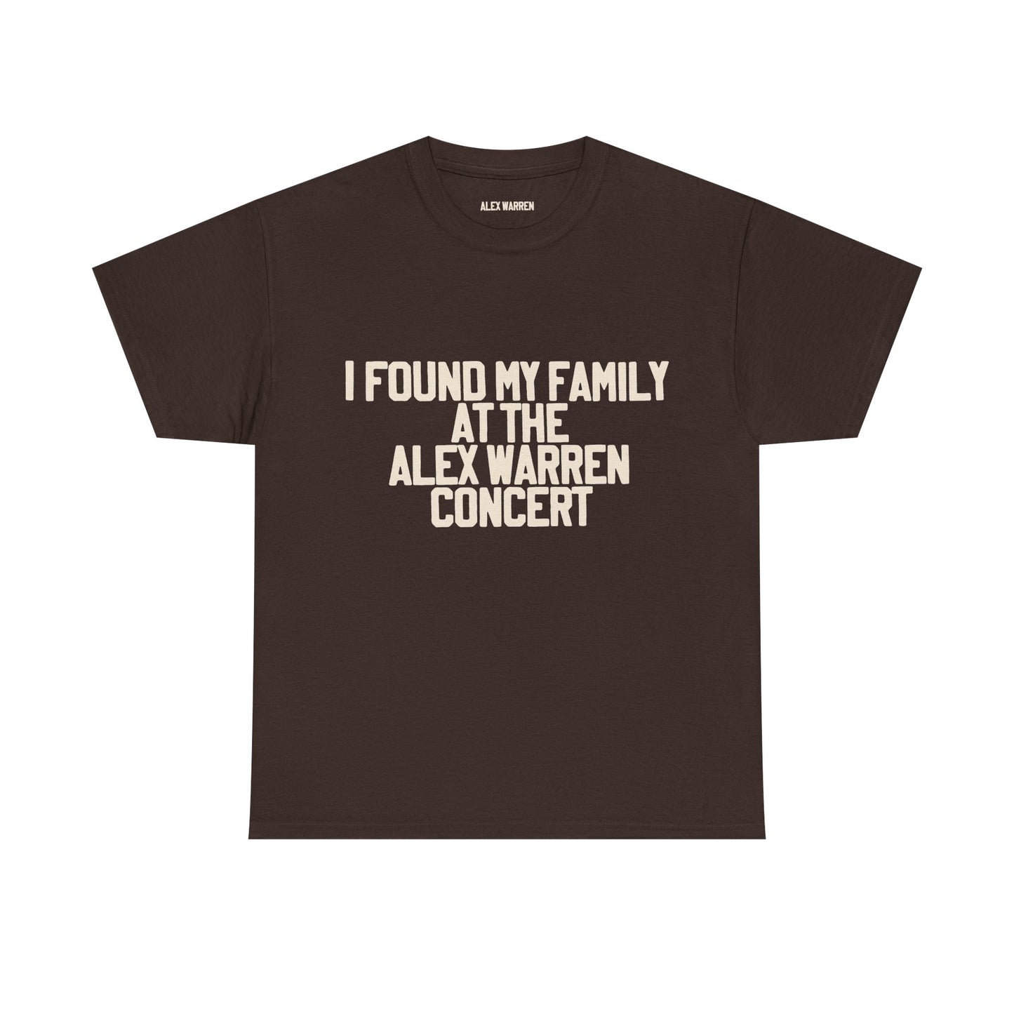 Alex Warren Merch - I Found My Family T-Shirt