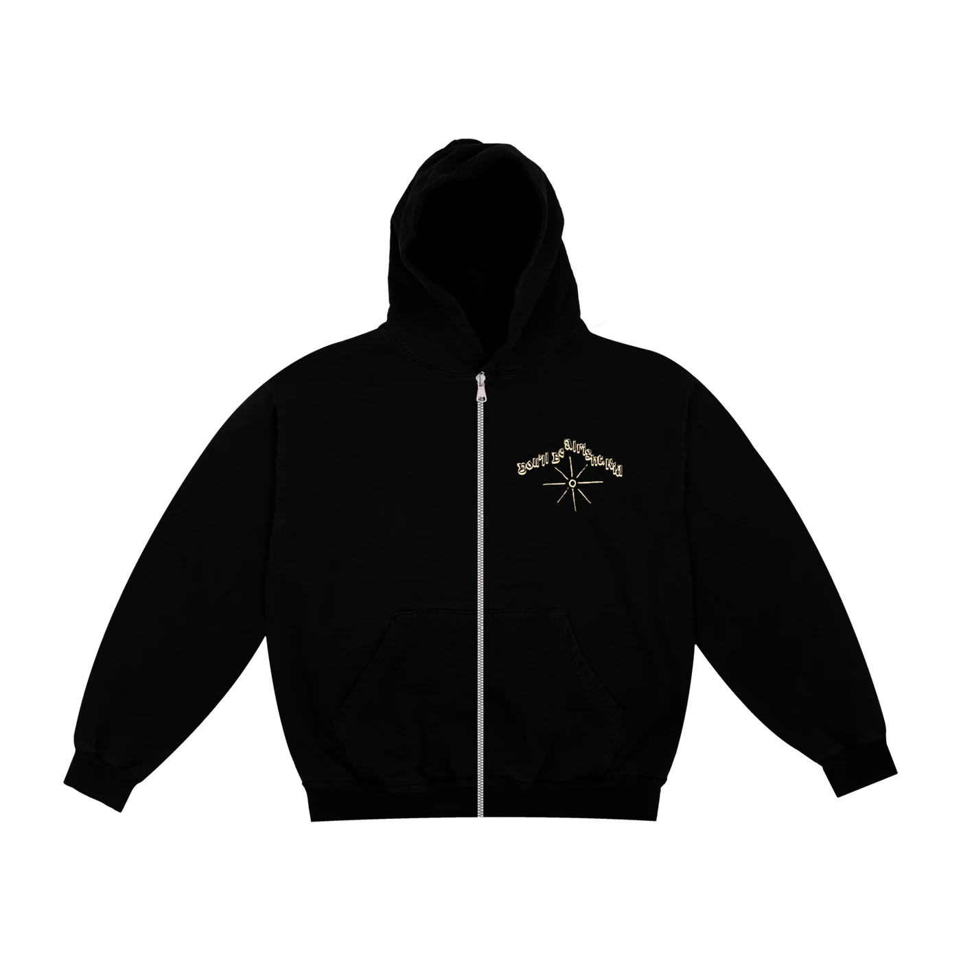 Alex Warren Tour Merch - You'll Be Alright, Kid Zip-Up Hoodie