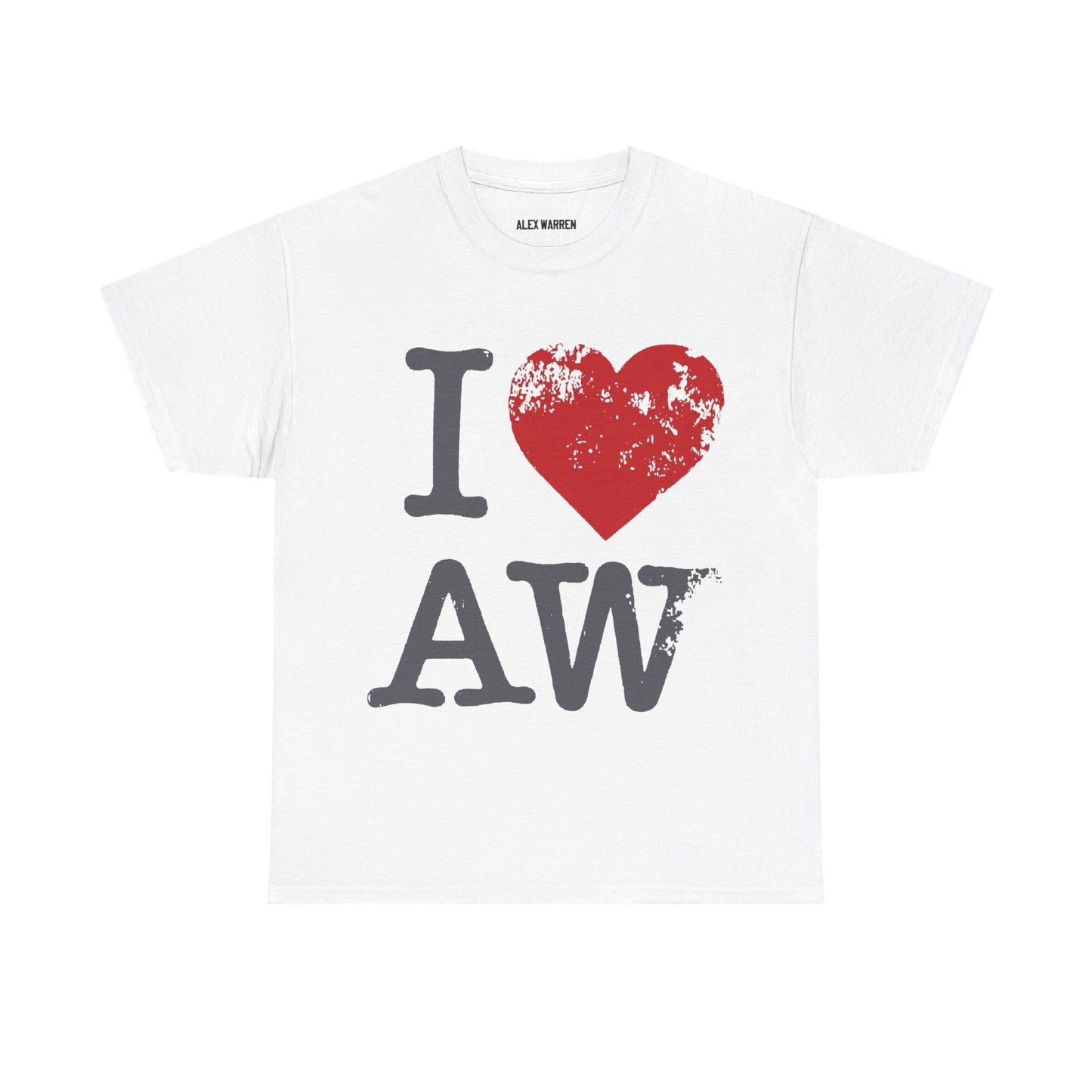 Alex Warren Merch - I Heart AW Tee